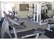 Well-equipped fitness center with modern cardio machines and weight training equipment for residents at 4570 Fringetree Dr., Murrells Inlet, SC 29576