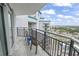 Spacious balcony with outdoor seating and views of the city at 504 N Ocean Blvd. # 1901, Myrtle Beach, SC 29577