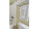 Close up on bathroom shower-tub combination with grab bar and toilet at 504 N Ocean Blvd. # 1901, Myrtle Beach, SC 29577
