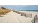 Scenic view of a sandy beach with the city skyline in the distance on a sunny day at 504 N Ocean Blvd. # 1901, Myrtle Beach, SC 29577