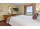 Bedroom featuring a queen size bed, dresser, flat screen TV and a scenic view at 504 N Ocean Blvd. # 1901, Myrtle Beach, SC 29577