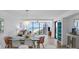 Bright living room with a panoramic ocean view and stylish furnishings at 5511 N Ocean Blvd. # 1603, Myrtle Beach, SC 29577