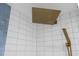 Modern shower with dual shower heads and sleek white tile at 5511 N Ocean Blvd. # 1603, Myrtle Beach, SC 29577