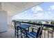 Balcony boasts ocean views, outdoor seating, and refreshing ocean breeze at 5511 N Ocean Blvd. # 310, Myrtle Beach, SC 29577