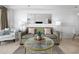 Comfortable living room with tasteful décor, including mirrors and lamps at 5511 N Ocean Blvd. # 310, Myrtle Beach, SC 29577