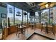 Enjoy relaxing and eating in this sun room with beautiful beach views at 5511 N Ocean Blvd. # 310, Myrtle Beach, SC 29577