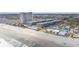 Overhead shot showcasing the condo complex on the beach front at 5905 South Kings Hwy. # A337, Myrtle Beach, SC 29575