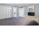 Comfortable bedroom includes closet, TV, dresser, and coastal-inspired decor at 5905 South Kings Hwy. # A337, Myrtle Beach, SC 29575