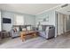 Comfortable living room featuring modern sofas, a window, and a relaxing ambiance at 5905 South Kings Hwy. # A337, Myrtle Beach, SC 29575