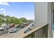 Great view from balcony showing beach access parking at 5905 South Kings Hwy. # A337, Myrtle Beach, SC 29575