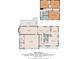 Detailed floor plan showcasing the layout of this home's two floors, including room dimensions and total square footage at 66 Johnstone Ln., Georgetown, SC 29440