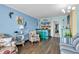 Bright living room features a bar, colorful decor, and a relaxing seating area at 6900 N Ocean Blvd. # 1541, Myrtle Beach, SC 29572