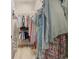 Walk-in closet with ample storage space and organized clothing racks at 721 Mckinley Way, Myrtle Beach, SC 29577