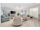 Spacious living room with stylish furnishings, hardwood floors, and a cozy atmosphere at 721 Mckinley Way, Myrtle Beach, SC 29577