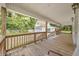 Beautiful view from the covered porch overlooking the lush green yard at 7288 Schooners Ct. Sw, Ocean Isle Beach, NC 28469