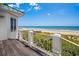 Charming balcony showcasing beautiful ocean views and the pristine beach at 100 Ocean Park Loop, Georgetown, SC 29440