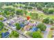 Aerial view of a residential neighborhood near a golf course, highlighting the community's proximity to recreation at 10056 Kings Rd., Myrtle Beach, SC 29572