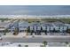 Stunning aerial view showcasing the beachside homes and the beautiful oceanfront location at 101 W First St. # A2, Ocean Isle Beach, NC 28469