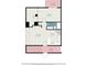 Detailed floor plan showcasing the layout of the house, including a balcony at 1205 Erin Way # 5C, Myrtle Beach, SC 29577
