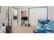 Bedroom featuring closet and twin bed at 183 Glenwood Dr., Conway, SC 29526
