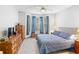 Comfortable main bedroom featuring large bay window and ample natural light at 183 Glenwood Dr., Conway, SC 29526