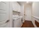 Well-lit laundry room with modern appliances, ample storage, and convenient access to the home at 1844 Wood Stork Dr., Conway, SC 29526