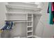 Organized walk-in closet with ample shelving and hanging space for efficient storage at 1984 Green Fern Ln. # 1984, Myrtle Beach, SC 29579