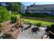 Serene outdoor patio with view of pond, perfect for relaxation and enjoying nature at 1984 Green Fern Ln. # 1984, Myrtle Beach, SC 29579