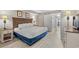 Spacious bedroom with a view to an open hallway, enhancing the sense of space and connectivity at 3000 N Ocean Blvd. # 420, Myrtle Beach, SC 29577