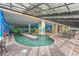 Unique indoor pool area featuring shallow water play zones and colorful tropical murals at 3000 N Ocean Blvd. # 420, Myrtle Beach, SC 29577