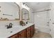 Bathroom featuring double sinks, lovely mirrors, and a shower-tub combo at 3017 Mercer Dr. # 0, Conway, SC 29526