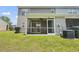 Home featuring a screened-in porch area with views of the green lawn at 3017 Mercer Dr. # 0, Conway, SC 29526