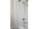 Shower equipped with modern fixtures and white acrylic surround, for a clean and minimalist design at 3017 Mercer Dr. # 0, Conway, SC 29526