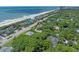 Aerial view showcasing proximity to the beach and ocean views at 3907 N Ocean Blvd., Myrtle Beach, SC 29572