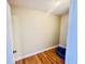 This closet features hardwood floors and a ceiling light, offering functionality for storage at 3978 Tybre Downs Circle # 3978, Little River, SC 29566