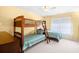 Cozy bedroom featuring bunk beds with two twin beds and a ceiling fan for added comfort at 4554 Fringetree Dr., Murrells Inlet, SC 29576