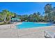 Community pool surrounded by palm trees and lounge chairs at 4554 Fringetree Dr., Murrells Inlet, SC 29576