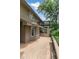 Spacious outdoor deck perfect for entertaining and relaxing with a view of the backyard at 469 White Heron Ct. Sw, Sunset Beach, NC 28468