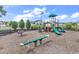 Community playground featuring a seesaw and slides, perfect for Gathering fun at 520 Cattle Drive Circle, Myrtle Beach, SC 29588