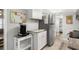 Bright kitchen features stainless steel appliances and tiled backsplash at 6001-1680 S Kings Hwy., Myrtle Beach, SC 29575