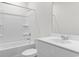Bathroom features a shower and tub combo, toilet, and a single sink vanity at 623 Harrison Mill St. # 623, Myrtle Beach, SC 29579