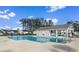 Community pool with bath house, fenced in, and has lounge chairs for relaxing at 623 Harrison Mill St. # 623, Myrtle Beach, SC 29579