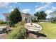 Lafayette Park amenities center featuring a charming, well-maintained exterior and lush landscaping at 632 Lafayette Park Dr., Little River, SC 29566