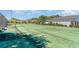 Lafayette Park community tennis court surrounded by a black fence at 632 Lafayette Park Dr., Little River, SC 29566