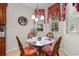 Charming breakfast nook with a glass-top table, seating for four, and bright natural light at 637 Grand Cypress Way, Murrells Inlet, SC 29576