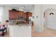 Kitchen with stainless steel appliances, granite countertops and breakfast bar at 637 Grand Cypress Way, Murrells Inlet, SC 29576