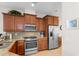 Kitchen featuring modern appliances, granite countertops and plenty of cabinet space at 637 Grand Cypress Way, Murrells Inlet, SC 29576