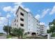 Exterior shot of building with covered parking and views from condos at 704 S Ocean Blvd. # 304A, Myrtle Beach, SC 29577