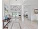 Bright foyer boasts high ceilings and ceramic tile flooring and transitions seamlessly into the home's living spaces at 7961 San Marcello Dr., Myrtle Beach, SC 29579