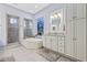 The main bathroom features a separate tub and shower, a double vanity, and plenty of storage at 7961 San Marcello Dr., Myrtle Beach, SC 29579